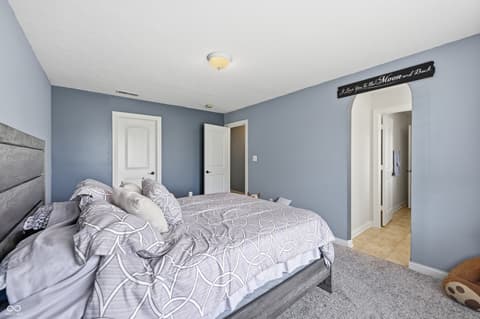 Bedroom at 2797 Knockawuddy Drive, Brownsburg, IN