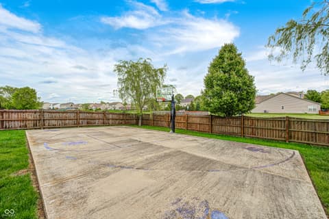Outdoor living area at 2797 Knockawuddy Drive, Brownsburg, IN