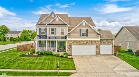 Front exterior at 2797 Knockawuddy Drive, Brownsburg, IN
