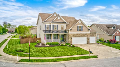 Front exterior at 2797 Knockawuddy Drive, Brownsburg, IN