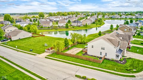 Aerial view at 2797 Knockawuddy Drive, Brownsburg, IN