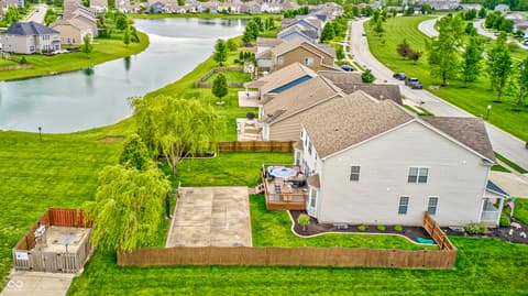 Aerial view at 2797 Knockawuddy Drive, Brownsburg, IN