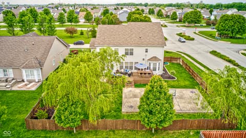 Aerial view at 2797 Knockawuddy Drive, Brownsburg, IN