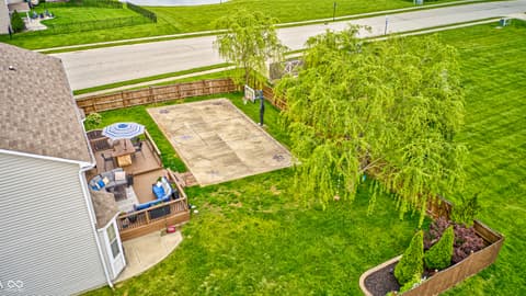 Aerial view at 2797 Knockawuddy Drive, Brownsburg, IN