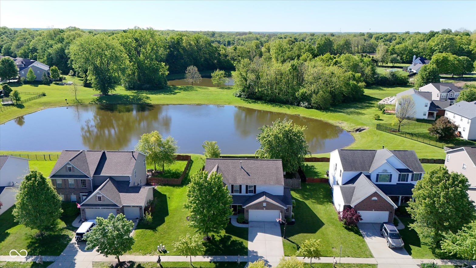 Aerial view at 5977 Dado Drive, Noblesville, IN