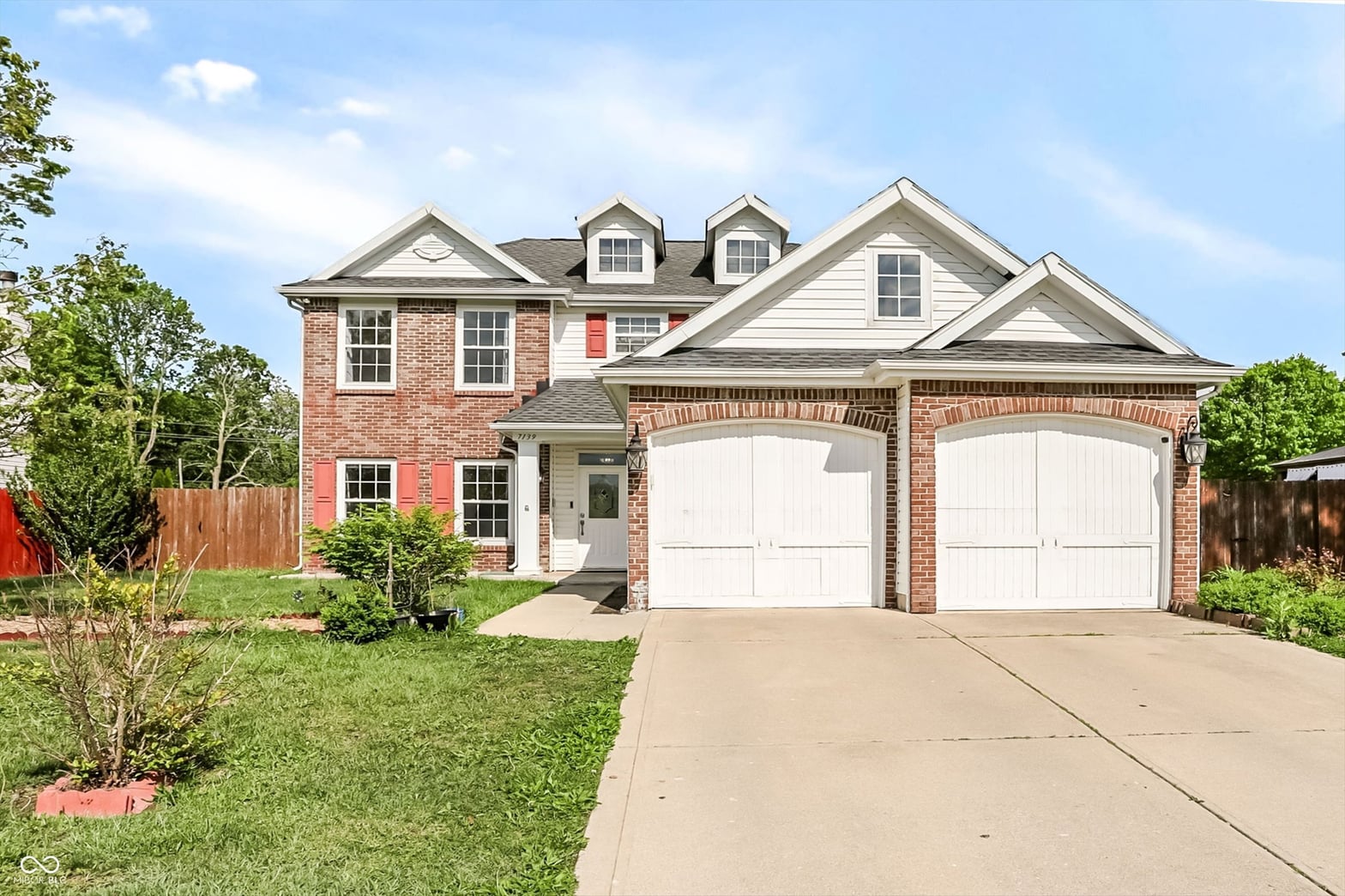 Front exterior at 7139 Bobcat Trail Drive, Indianapolis, IN