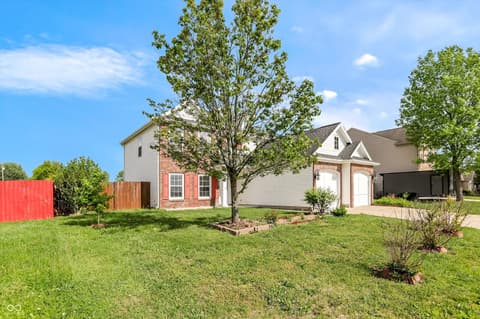 Front exterior at 7139 Bobcat Trail Drive, Indianapolis, IN