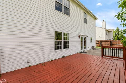 Outdoor living area at 7139 Bobcat Trail Drive, Indianapolis, IN