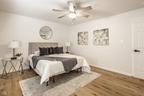 Primary bedroom at 7301 Muirfield Place, Indianapolis, IN