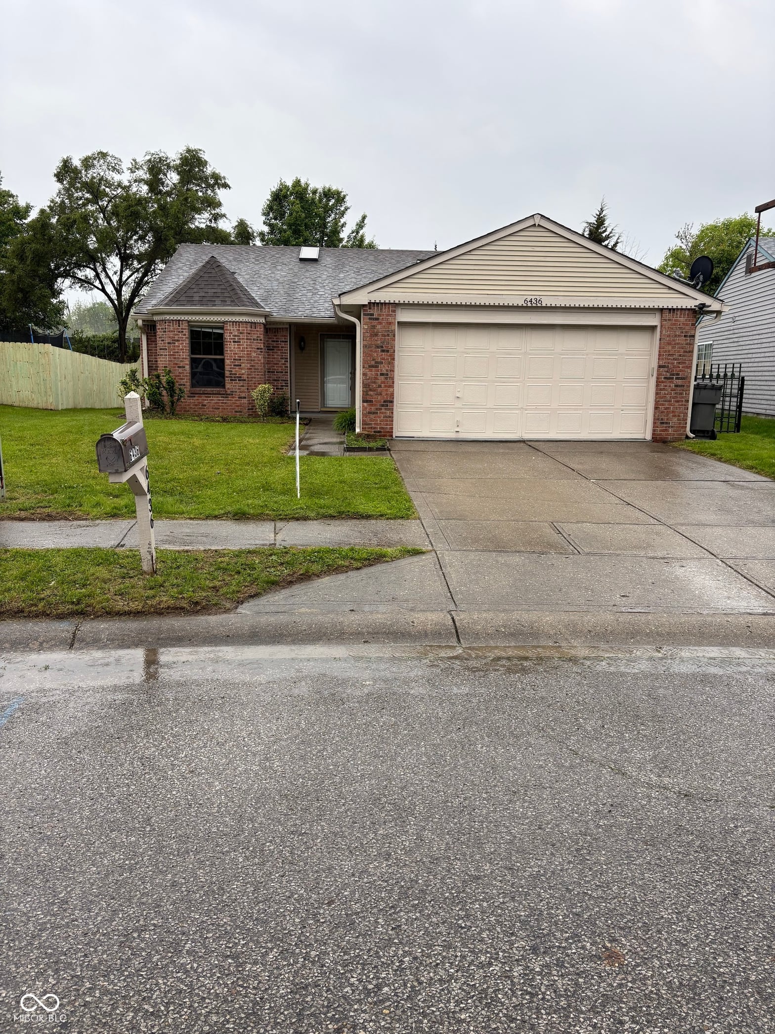 Front exterior at 6436 Perry Pines Court, Indianapolis, IN