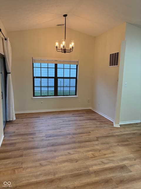 Dining room at 6436 Perry Pines Court, Indianapolis, IN