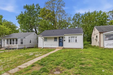 Front exterior at 3522 N Olney Street, Indianapolis, IN