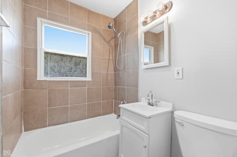 Bathroom at 3522 N Olney Street, Indianapolis, IN