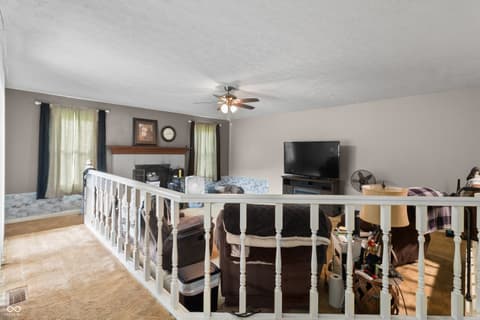 Family room at 7539 E 80th Street, Indianapolis, IN