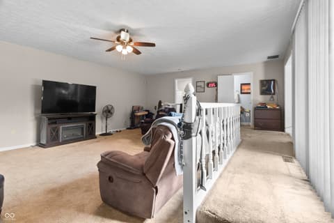 Family room at 7539 E 80th Street, Indianapolis, IN