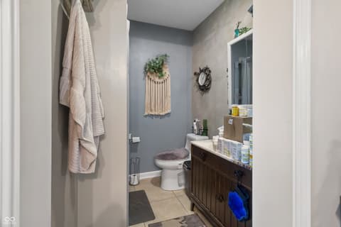 Primary bathroom at 7539 E 80th Street, Indianapolis, IN