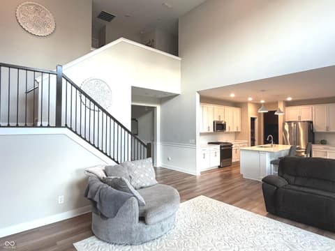 Living room at 4196 Viewforth Lane, Bargersville, IN
