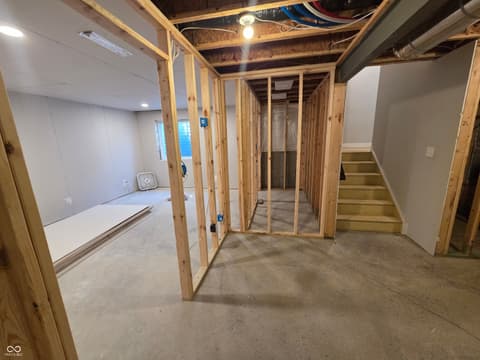 Basement at 4196 Viewforth Lane, Bargersville, IN