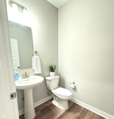 Bathroom at 4196 Viewforth Lane, Bargersville, IN