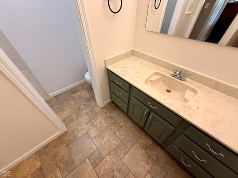 Bathroom at 7424 McFarland Road, Indianapolis, IN