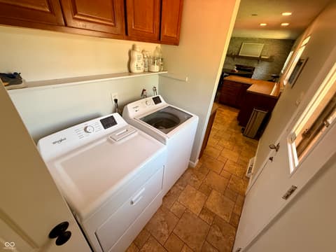 Laundry room at 7424 McFarland Road, Indianapolis, IN
