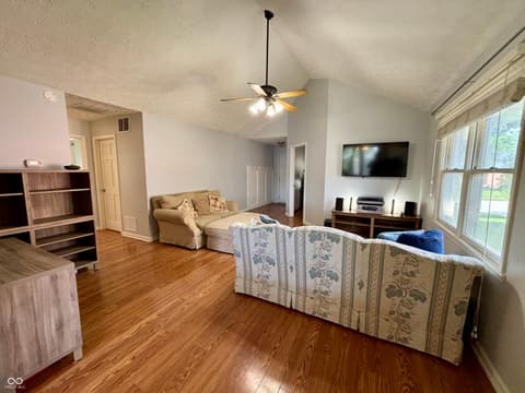 Living room at 465 Polk Manor Drive, Greenwood, IN