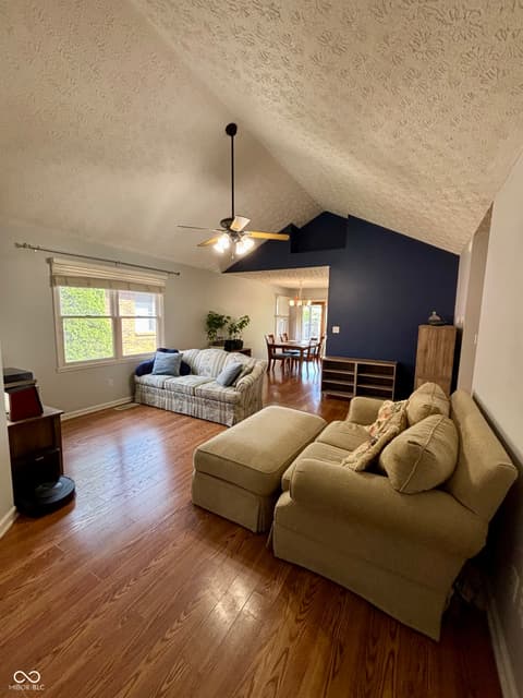 Living room at 465 Polk Manor Drive, Greenwood, IN