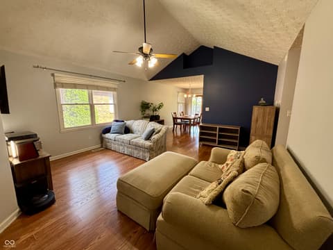 Living room at 465 Polk Manor Drive, Greenwood, IN