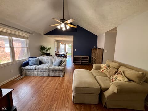Living room at 465 Polk Manor Drive, Greenwood, IN
