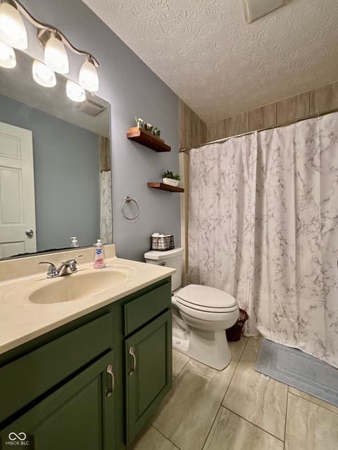 Bathroom at 465 Polk Manor Drive, Greenwood, IN