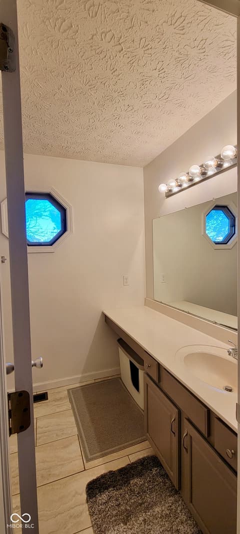Bathroom at 465 Polk Manor Drive, Greenwood, IN