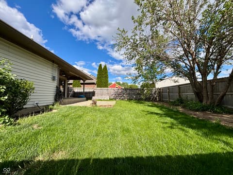 Yard at 465 Polk Manor Drive, Greenwood, IN