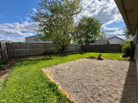 Yard at 465 Polk Manor Drive, Greenwood, IN