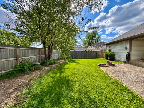 Yard at 465 Polk Manor Drive, Greenwood, IN