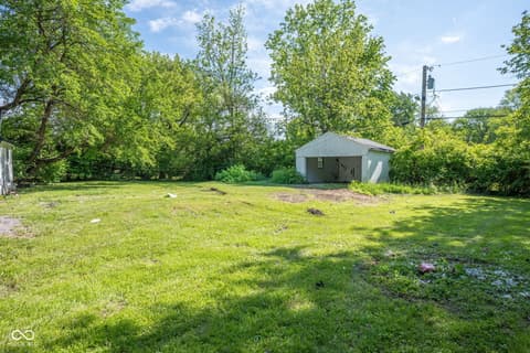 Yard at 3341 N Downey Avenue, Indianapolis, IN