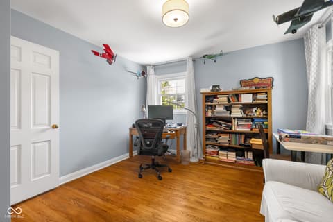 Home office at 1501 Parkside Drive, Columbus, IN