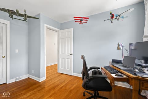 Home office at 1501 Parkside Drive, Columbus, IN