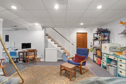 Basement at 1501 Parkside Drive, Columbus, IN
