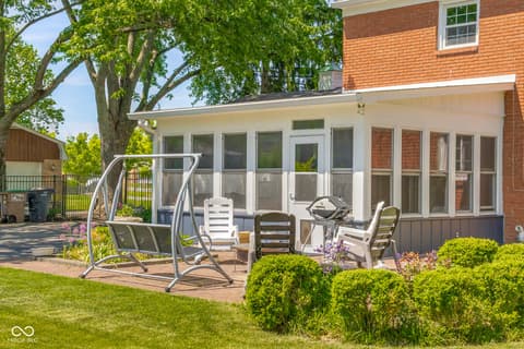 Backyard at 1501 Parkside Drive, Columbus, IN