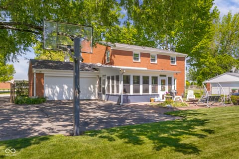 Backyard at 1501 Parkside Drive, Columbus, IN