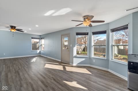 Living room at 18878 Pilot Mills Drive, Noblesville, IN