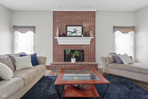 Living room at 11719 Mesa Valley Court, Fishers, IN