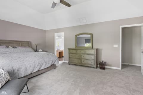 Primary bedroom at 11719 Mesa Valley Court, Fishers, IN