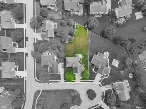 Aerial view at 11719 Mesa Valley Court, Fishers, IN