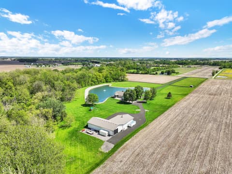 Aerial view at 3274 E 700 N, Whiteland, IN