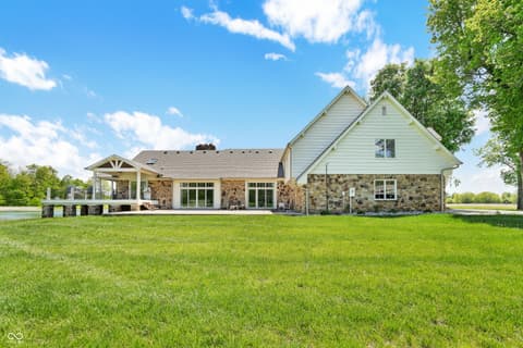 Backyard at 3274 E 700 N, Whiteland, IN