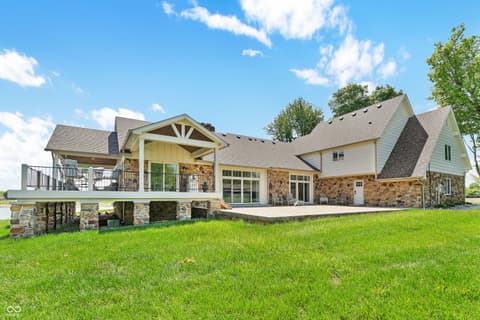 Backyard at 3274 E 700 N, Whiteland, IN