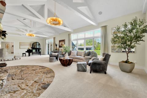 Living room at 3274 E 700 N, Whiteland, IN