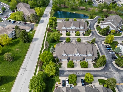Aerial view at 9406 Avon Strand, Avon, IN