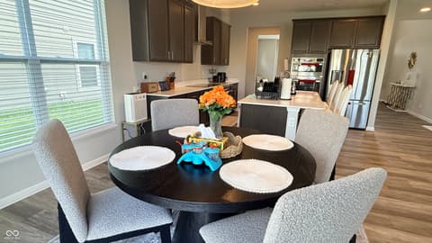 Dining room at 5344 Writt Court, Indianapolis, IN